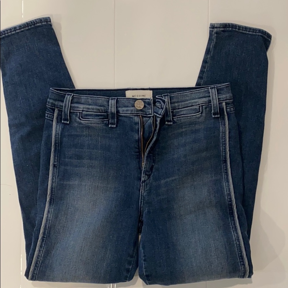 McGuire Skinny Jens with Piping. Sz 28